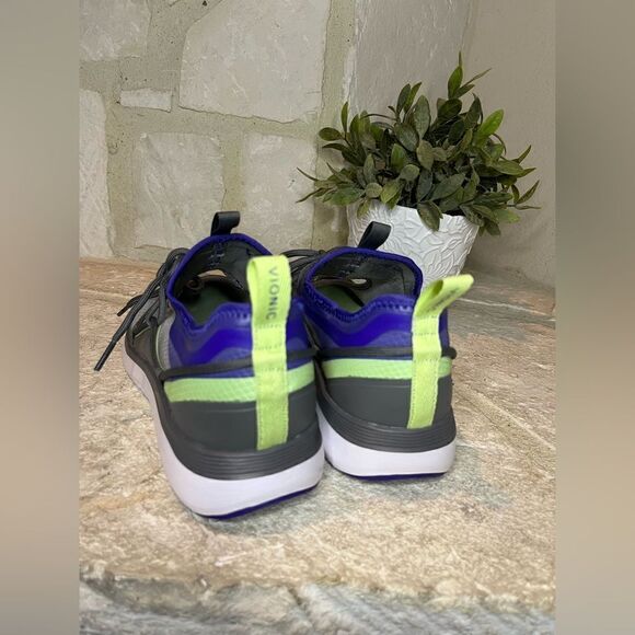 Vionic Giselle Purple/grey Comfort Sneaker Sz 9 - Picture 5 of 7